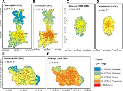 Accelerating Urban Heating Under Land-Cover and Climate Change Scenarios in Indonesia: Application of the Universal Thermal Climate Index